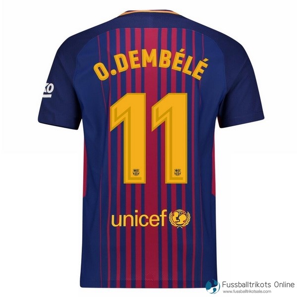 Barcelona Trikot Heim O.Dembele 2017-18 Fussballtrikots Günstig